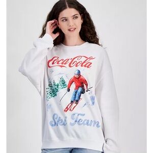 Coca Cola Womens Grayson Threads Sweatshirt Large NWT